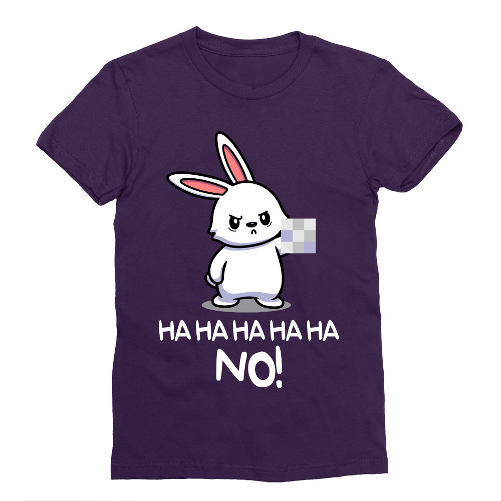 Ha ha ha ha NO! - Bunny Férfi Testhezálló Póló