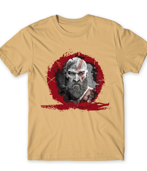 Kratos grunge God of War Férfi Póló - God of War