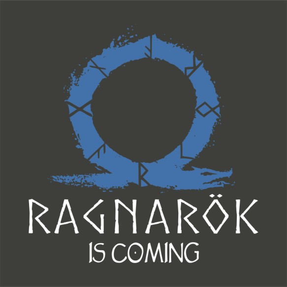 Ragnarök is coming Gaming Gaming Gaming Pólók, Pulóverek, Bögrék - God of War