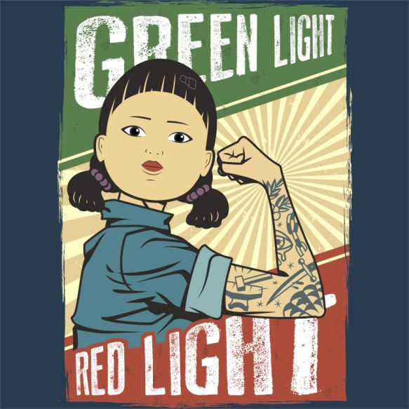 Green light, Red light Bűnügyi Pólók, Pulóverek, Bögrék - Squid game