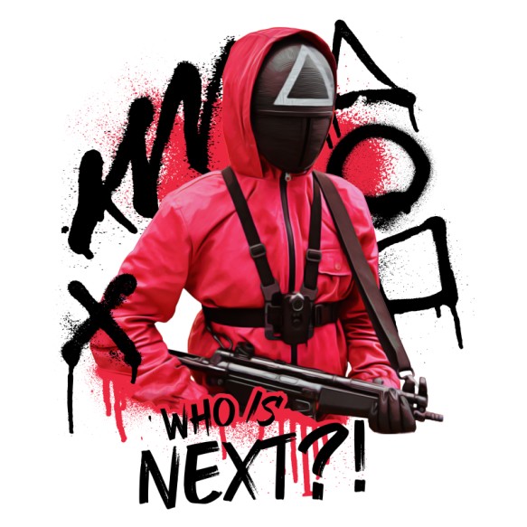 Who's next? Bűnügyi Pólók, Pulóverek, Bögrék - Squid game