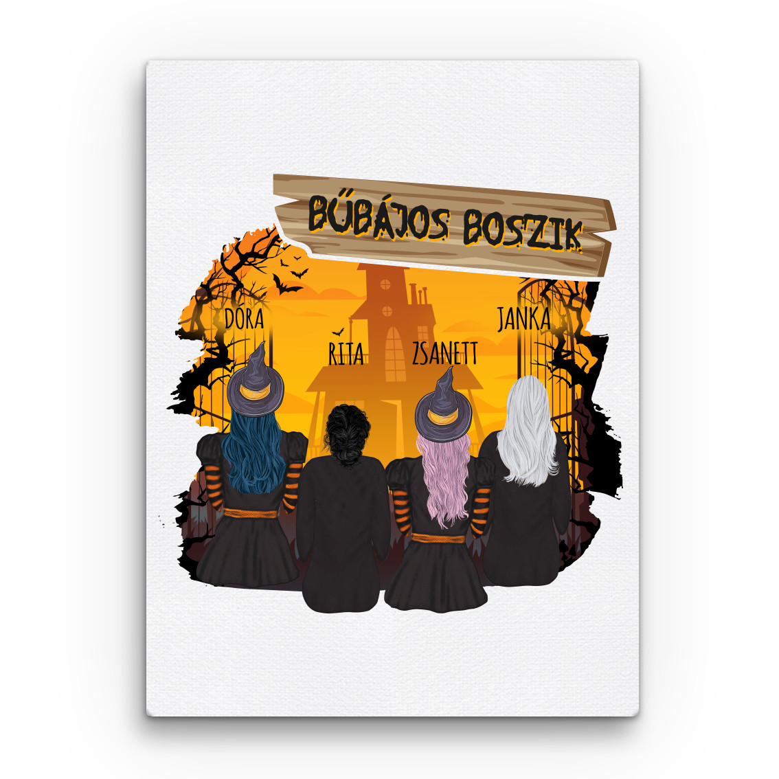 Halloweeni boszik - MyLife Vászonkép