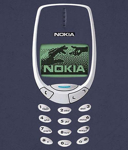 Nokia 3310 Vintage Pólók, Pulóverek, Bögrék - Vintage