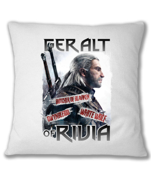 Geralt names poster The Witcher Párnahuzat - The Witcher