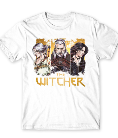 Witcher characters The Witcher Férfi Póló - The Witcher