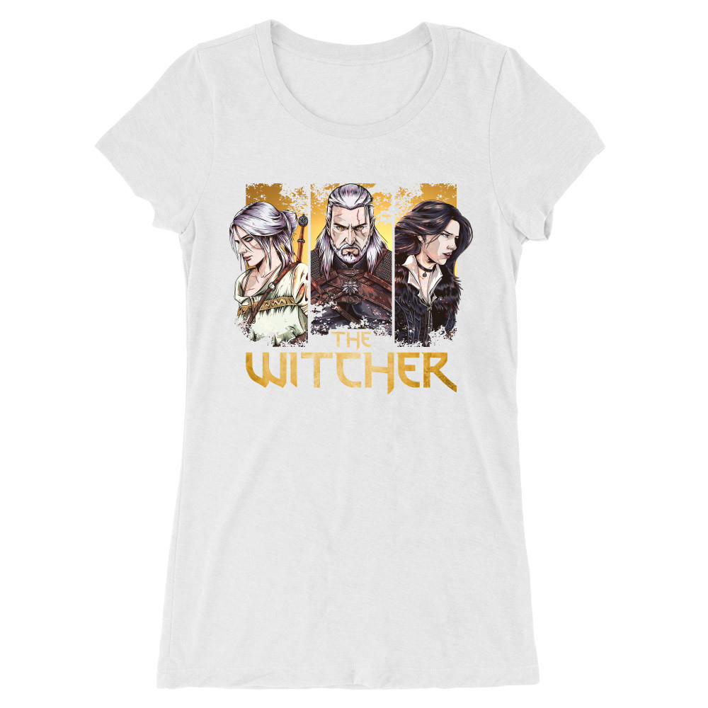 Witcher characters Női Hosszított Póló