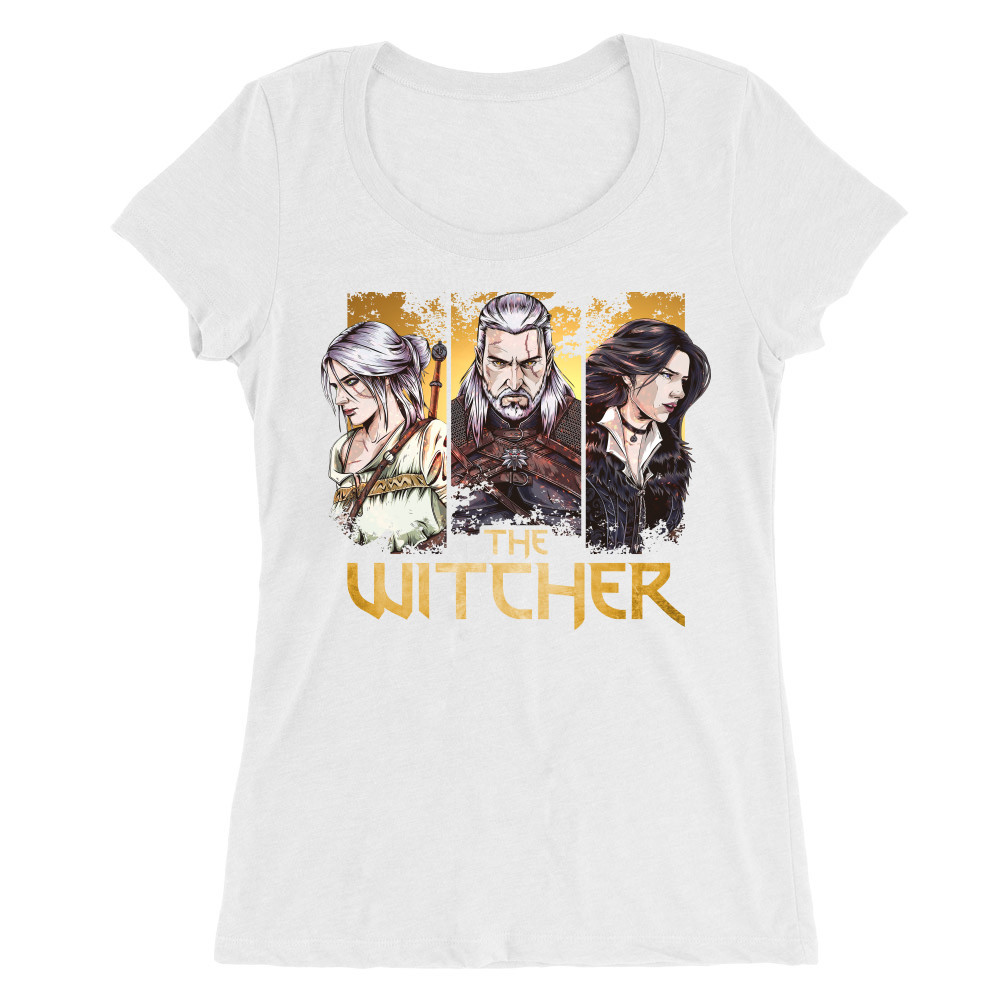 Witcher characters Női O-nyakú Póló