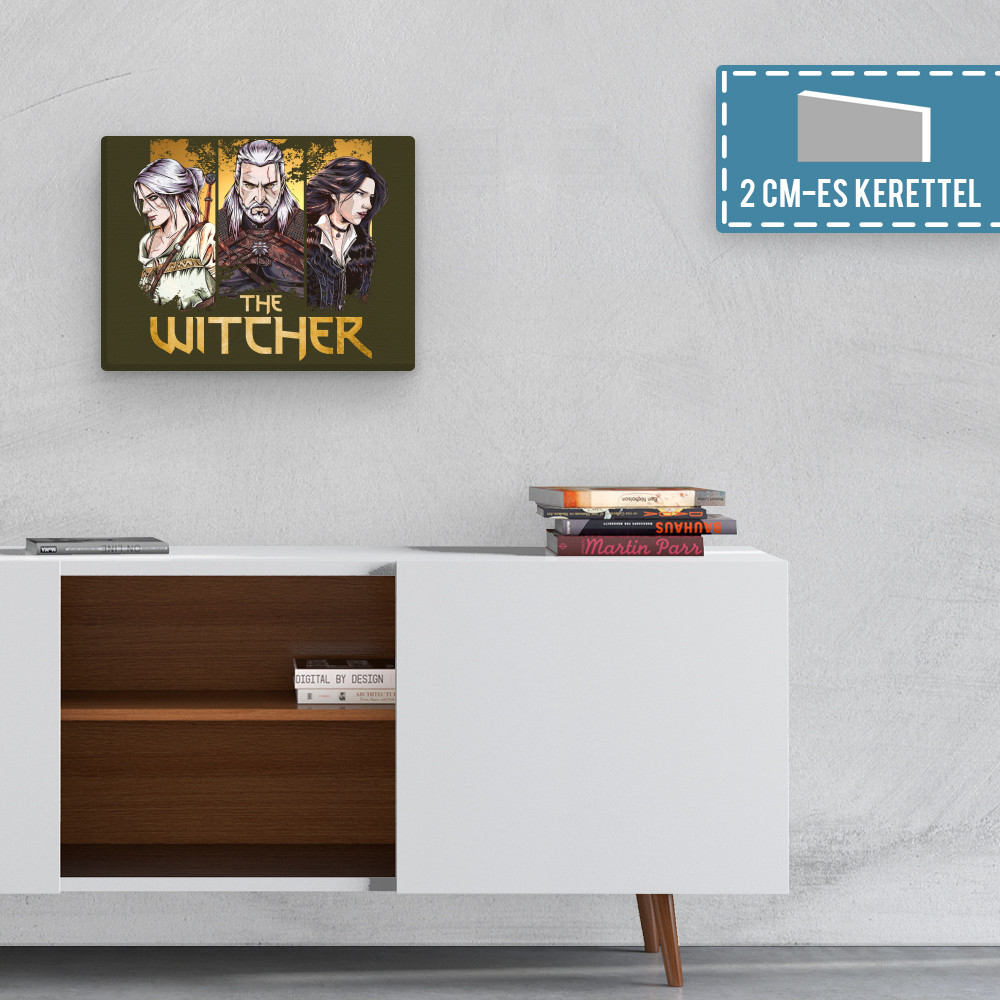 Witcher characters Vászonkép