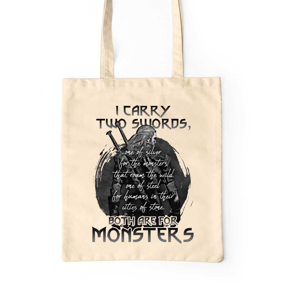 Witcher quote Prémium Vászontáska