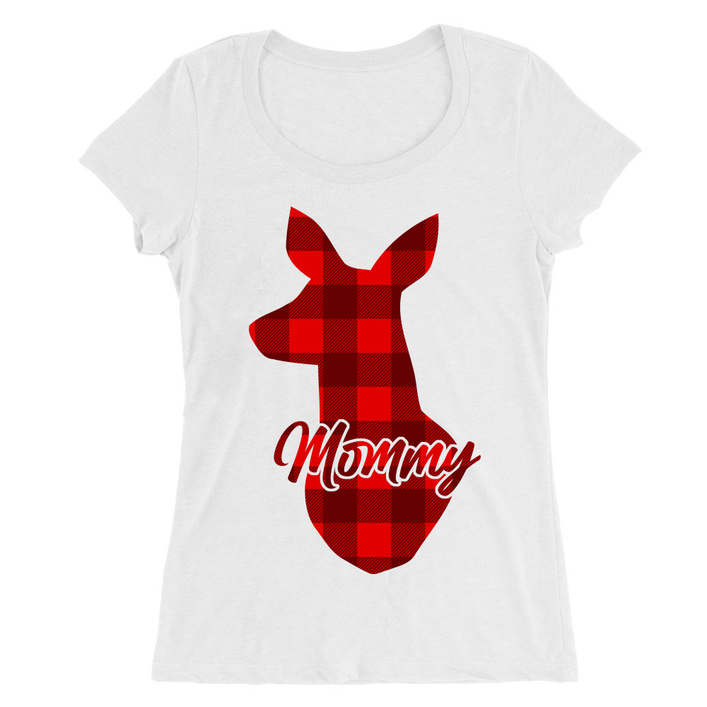 Mommy deer Női O-nyakú Póló