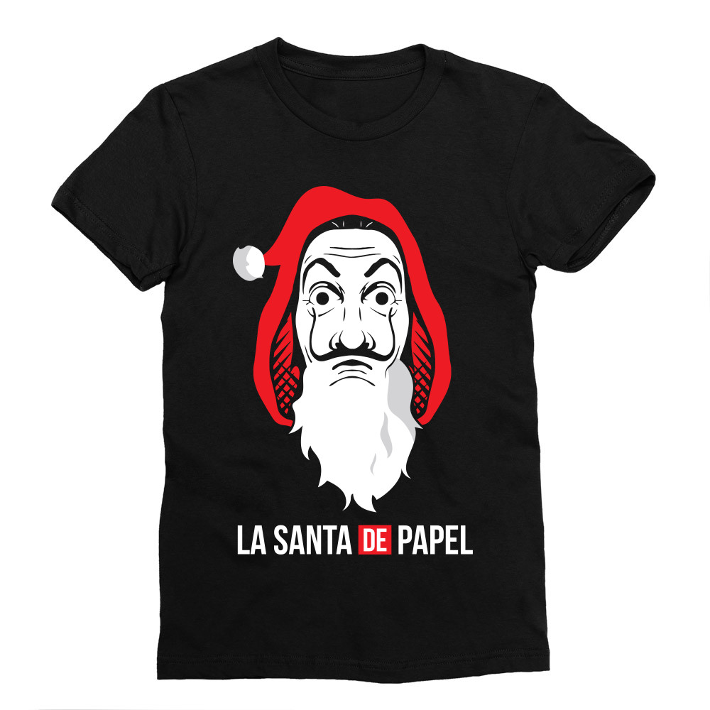 La Santa de Papel Férfi Testhezálló Póló