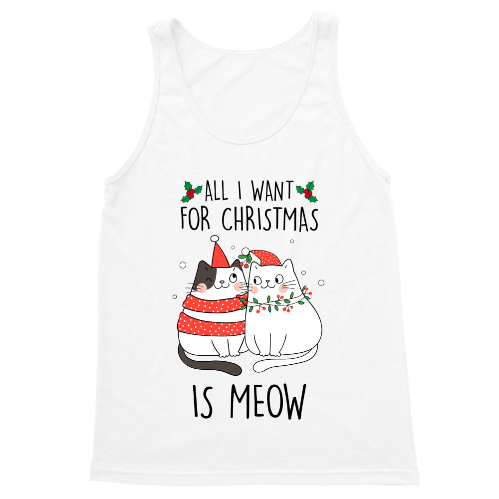 All I want for Christmas is Meow Férfi Trikó