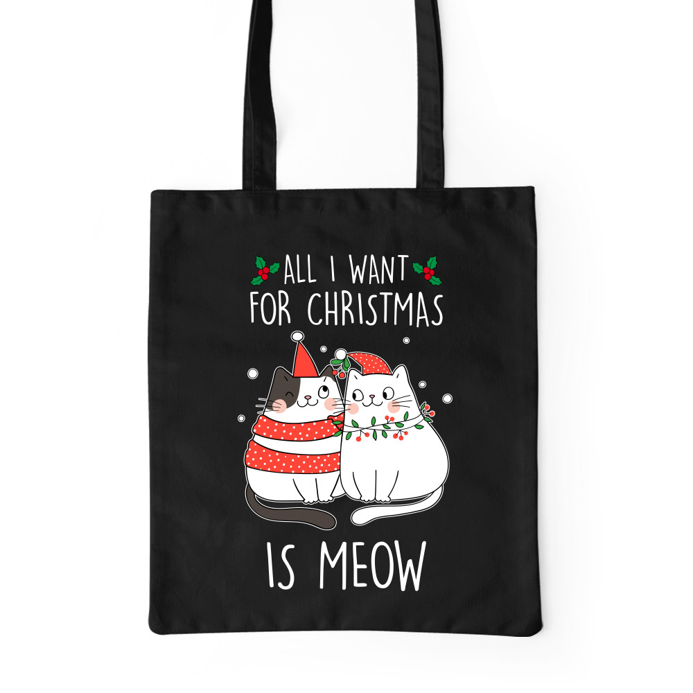 All I want for Christmas is Meow Prémium Vászontáska