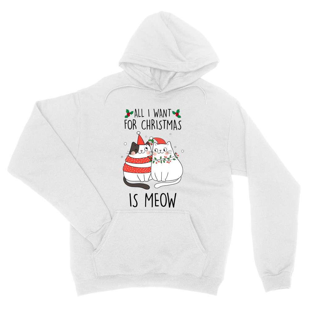 All I want for Christmas is Meow Unisex Pulóver