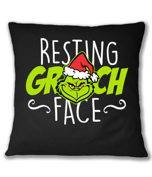 Resting Grinch Face Események Párnahuzat - Ünnepekre