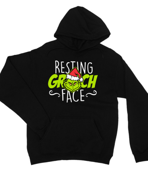 Resting Grinch Face Ünnepekre Pulóver - Ünnepekre