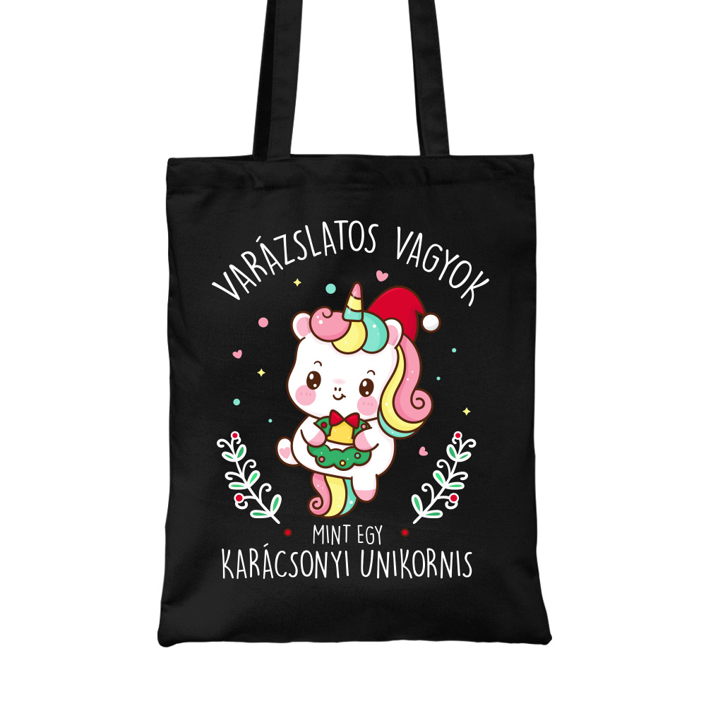 Karácsonyi unikornis Vászontáska