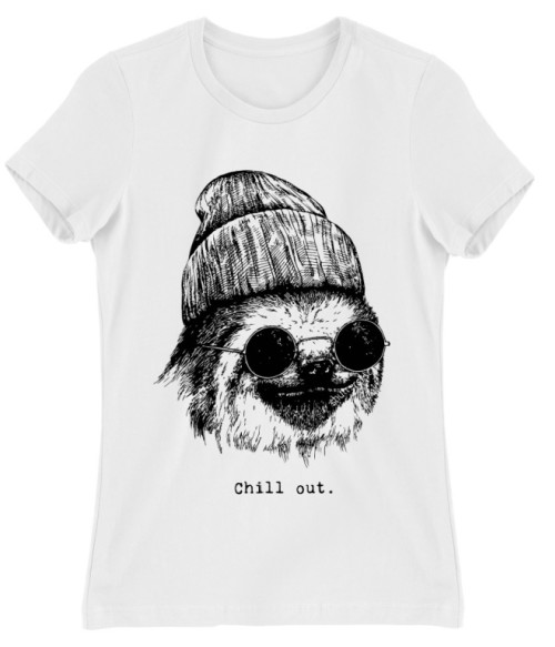 Chill Out - Sloth Lajhár Női Póló - Lajhár