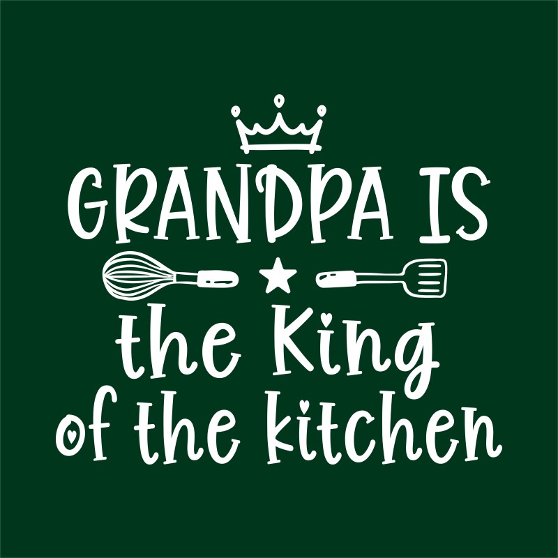 Grandpa is the king of the kitchen
