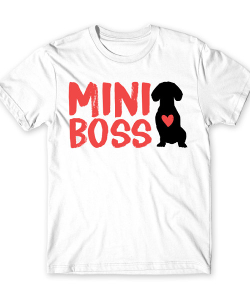 Mini Boss - Tacsi Tacskó Férfi Póló - Tacskó