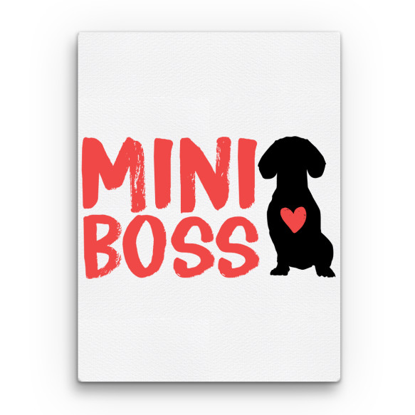 Mini Boss - Tacsi Tacskó Vászonkép - Tacskó