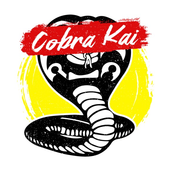 Cobra Kai grunge logo Cobra Kai Pólók, Pulóverek, Bögrék - Sorozatos