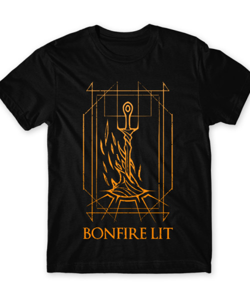 Bonfire lit Soulslike Férfi Póló - Soulslike