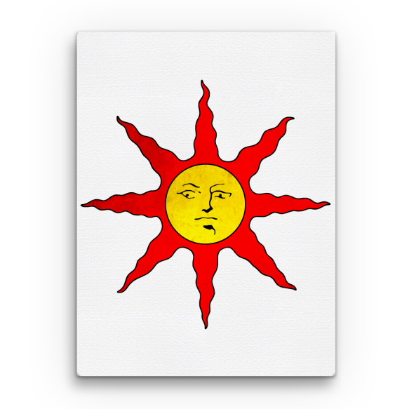 Warrior of Sunlight logo Gaming Vászonkép - Soulslike