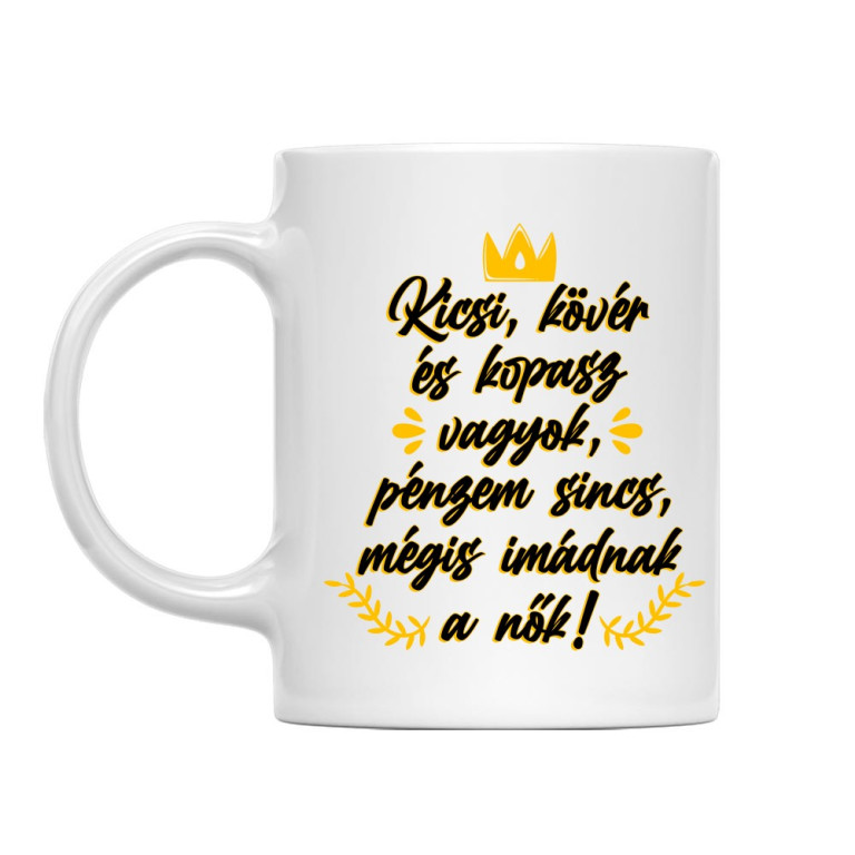 Kicsi, kövér és kopasz - Bögre