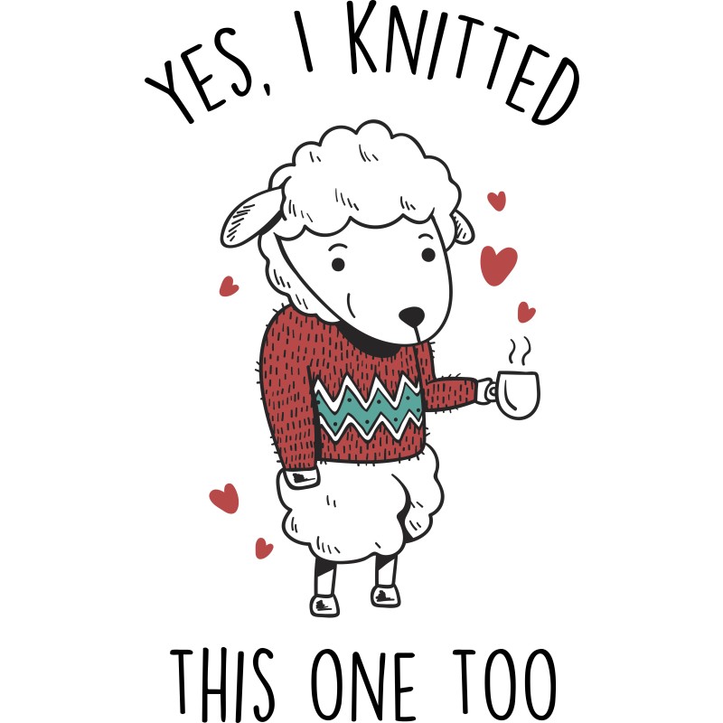I knitted this one too