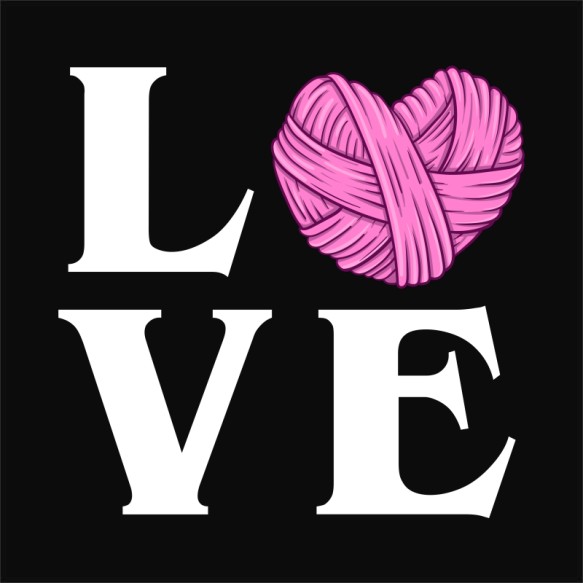 Love - kötés Kötés Kötés Kötés Pólók, Pulóverek, Bögrék - Kötés
