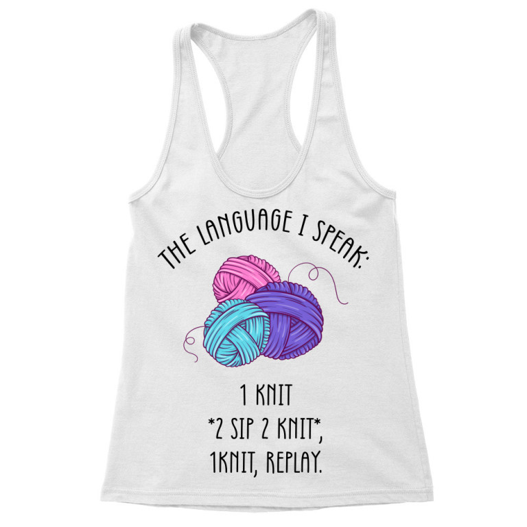 The language I speak - knitting