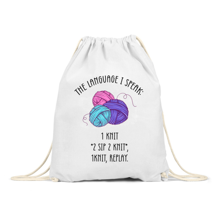 The language I speak - knitting