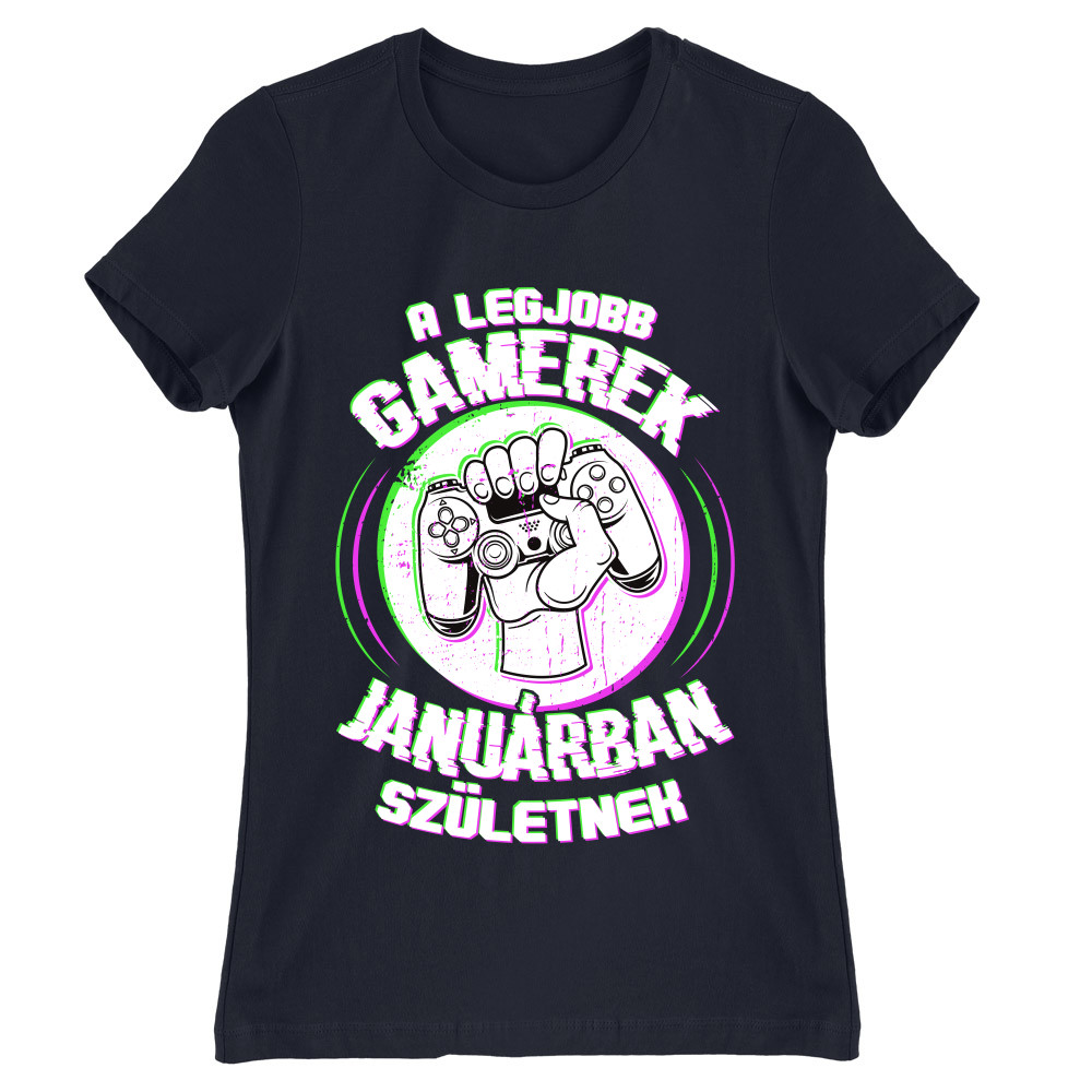 A legjobb gamerek - Január Női Póló