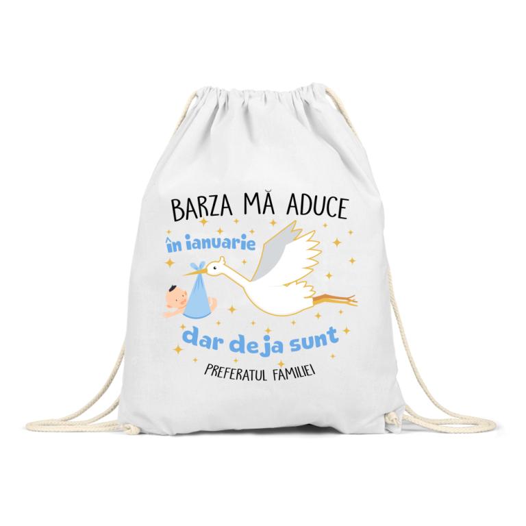 Barză zi de naștere Băiat - Ianuarie