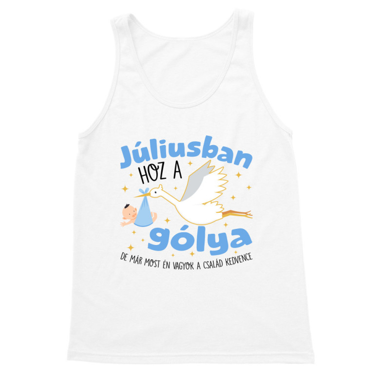 Gólya születésnap Fiú - Július - Férfi Trikó