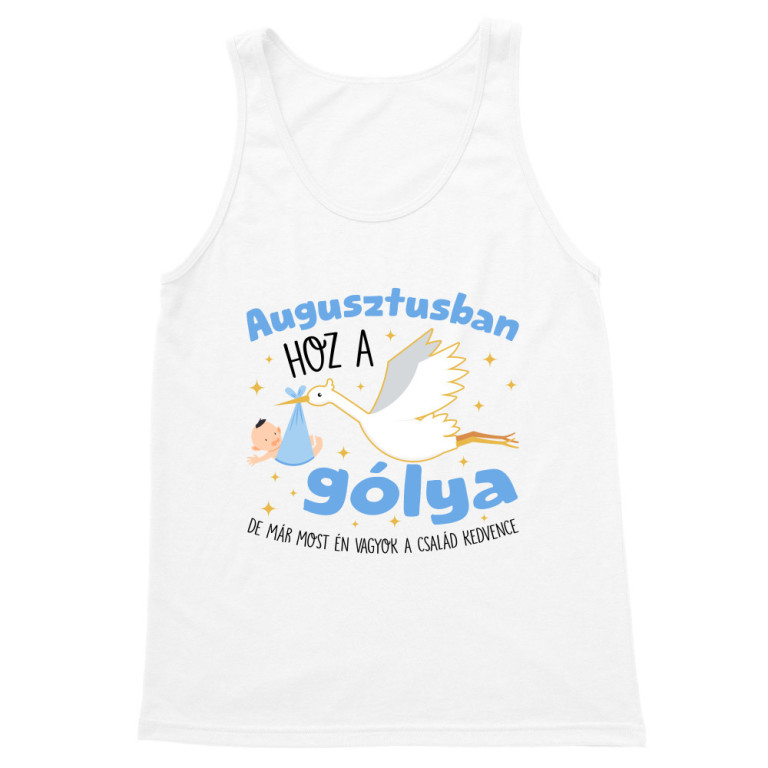 Gólya születésnap Fiú - Augusztus - Férfi Trikó