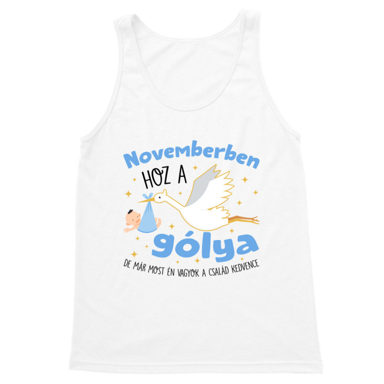Gólya születésnap Fiú - November - Férfi Trikó