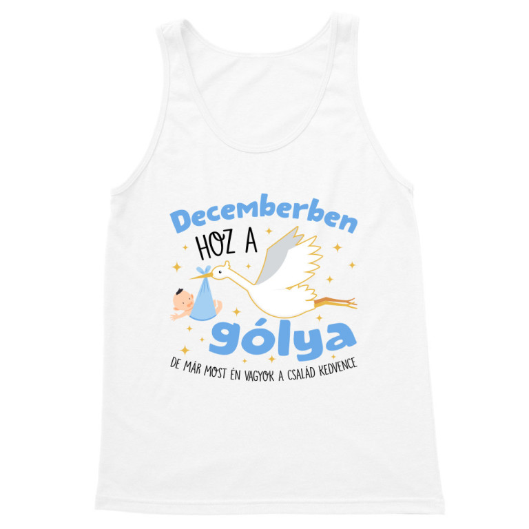 Gólya születésnap Fiú - December - Férfi Trikó