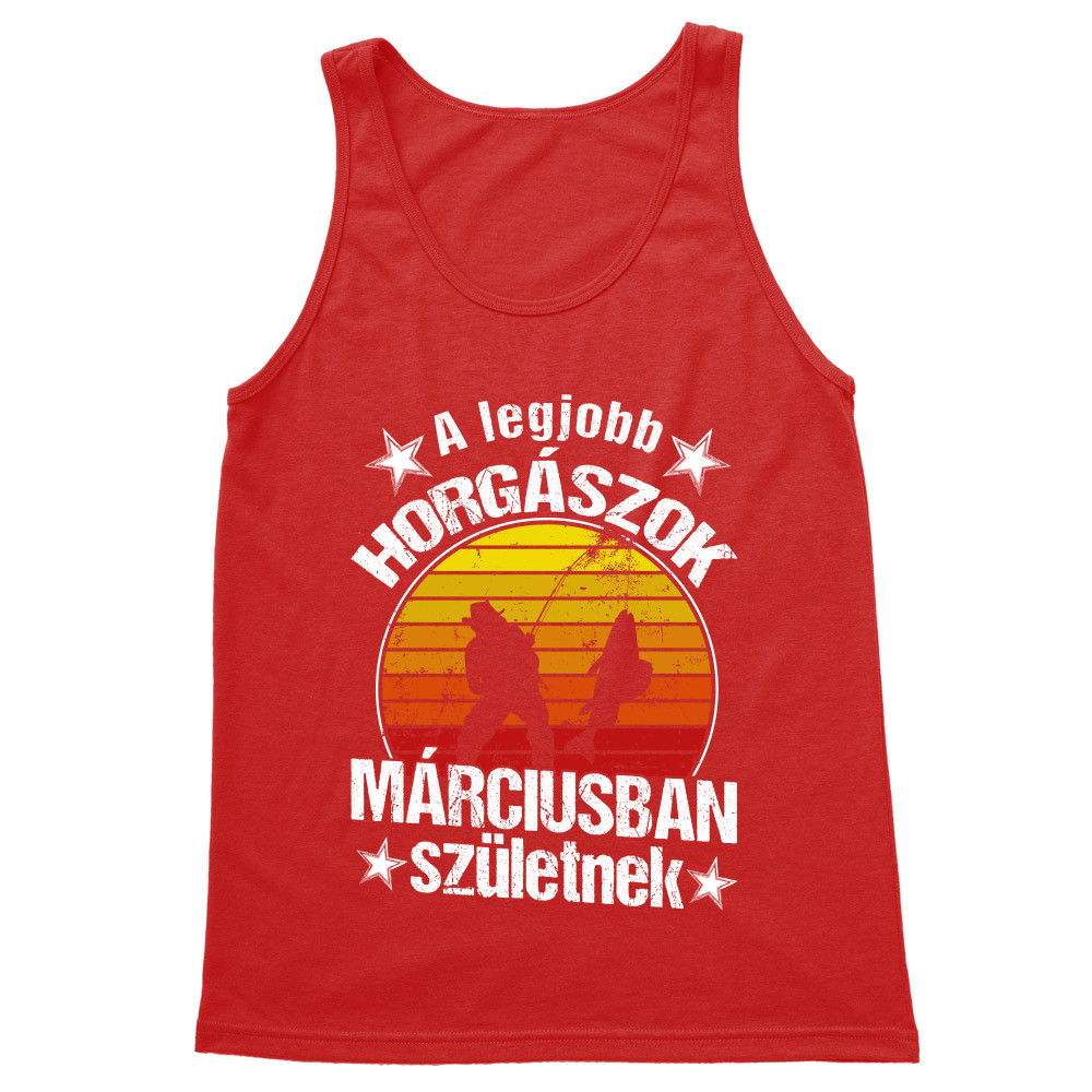 Horgász születésnap - Március Férfi Trikó