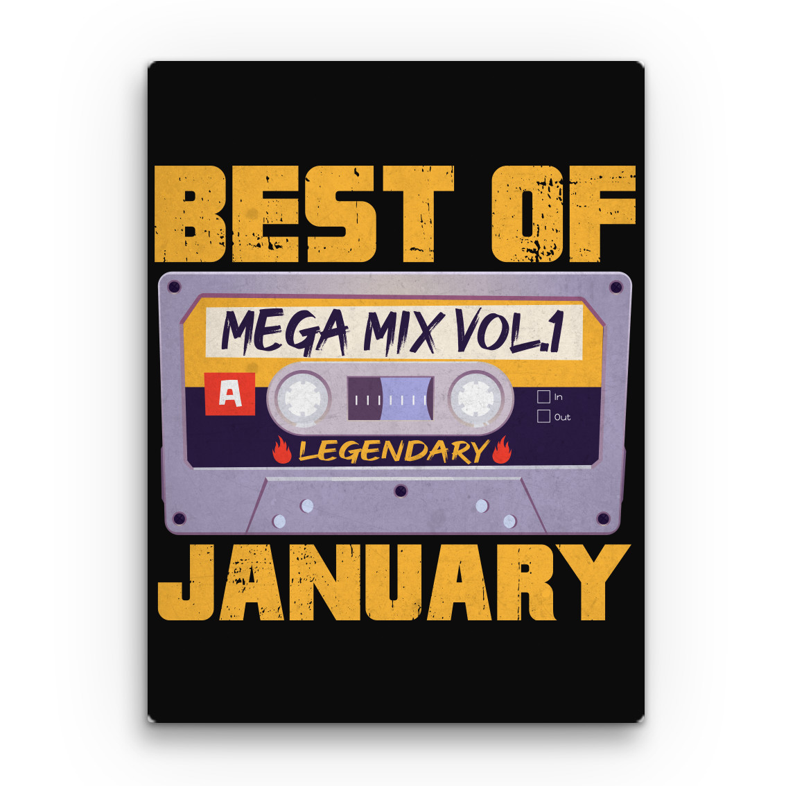Mixtape Best of - January Vászonkép