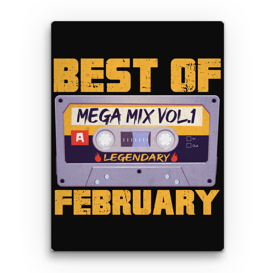 Mixtape Best of - February Vászonkép
