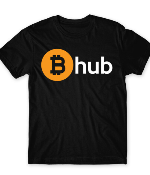 Bitcoin hub Kriptovaluta Férfi Póló - Kriptovaluta