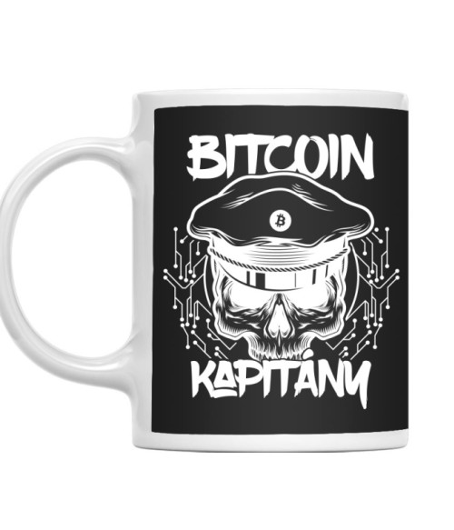 Bitcoin kapitány Kriptovaluta Bögre - Kriptovaluta