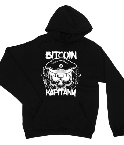 Bitcoin kapitány Kriptovaluta Pulóver - Kriptovaluta