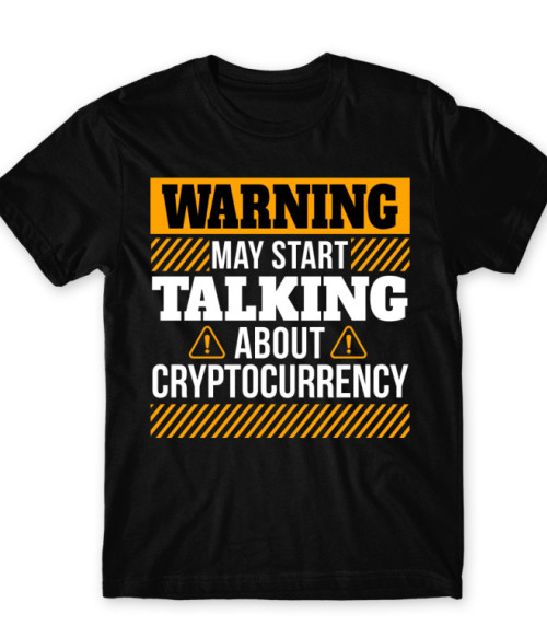 Crypto talking Kriptovaluta Férfi Póló - Kriptovaluta