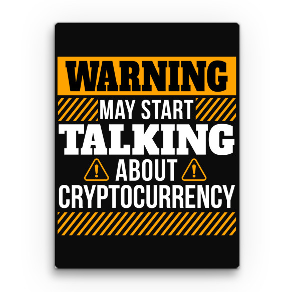 Crypto talking Kriptovaluta Vászonkép - Kriptovaluta