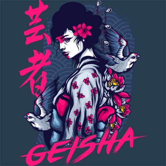 Geisha splash Ázsia Pólók, Pulóverek, Bögrék - Stílus