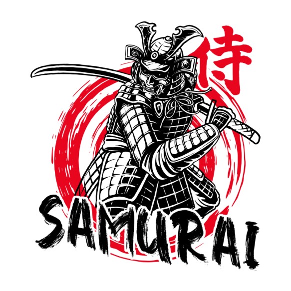 Samurai brush Stílus Stílus Stílus Pólók, Pulóverek, Bögrék - Stílus