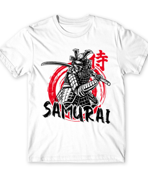 Samurai brush Ázsia Férfi Póló - Stílus